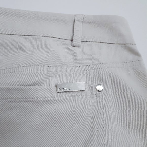 DKNYC Tapered Slim Fit Chino Khaki Pants in Neutral Beige - Picture 8 of 14